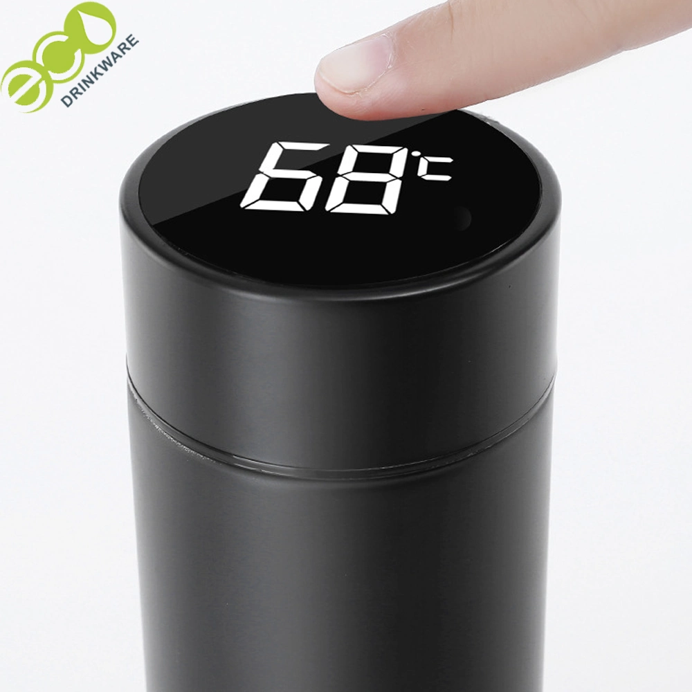 Gv0105 500ml Wholesale Temperature Display Smart Water Bottle Vacuum Flask