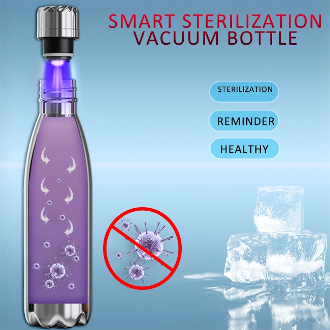Gv0038 Ultraviolet Sterilization Smart LED Temperature Display Stainless Steel Vacuum Flask